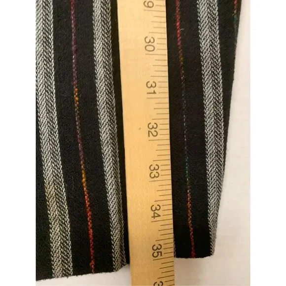 Vintage Wool Striped Pants - Picture 8 of 9